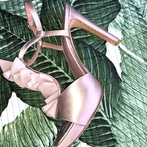 Vince Camuto Dusty Pink Embellished Heels